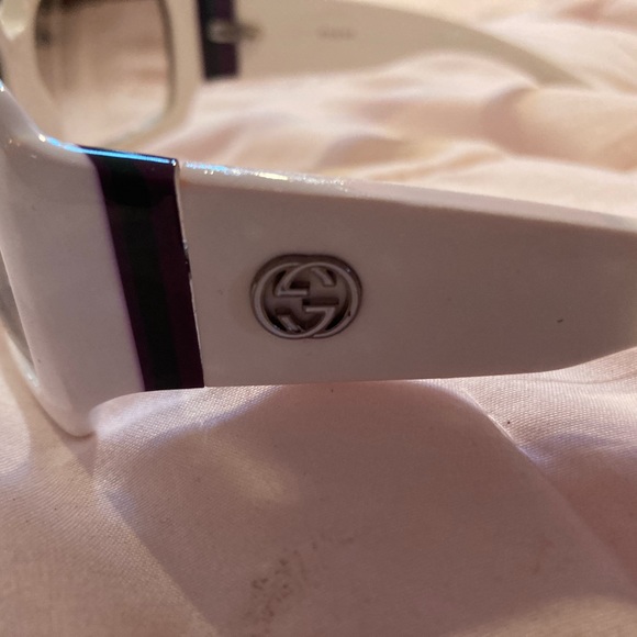 Gucci White Sunglasses - Picture 7 of 7